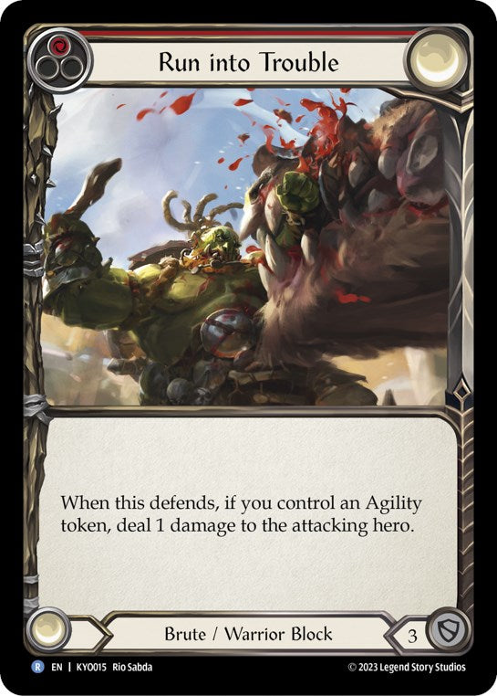 Run into Trouble (Red) [KYO015] (Heavy Hitters Kayo Blitz Deck) | Devastation Store