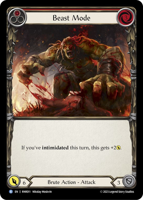 Beast Mode (Red) [RNR011] (Rhinar Hero Deck) | Devastation Store