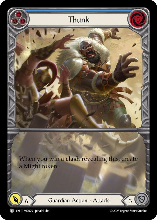 Thunk (Blue) [VIC025] (Heavy Hitters Victor Blitz Deck) | Devastation Store