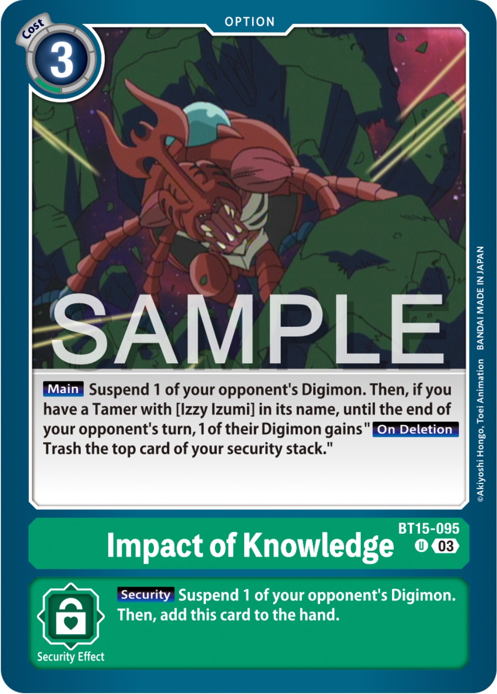 Impact of Knowledge [BT15-095] [Exceed Apocalypse] | Devastation Store