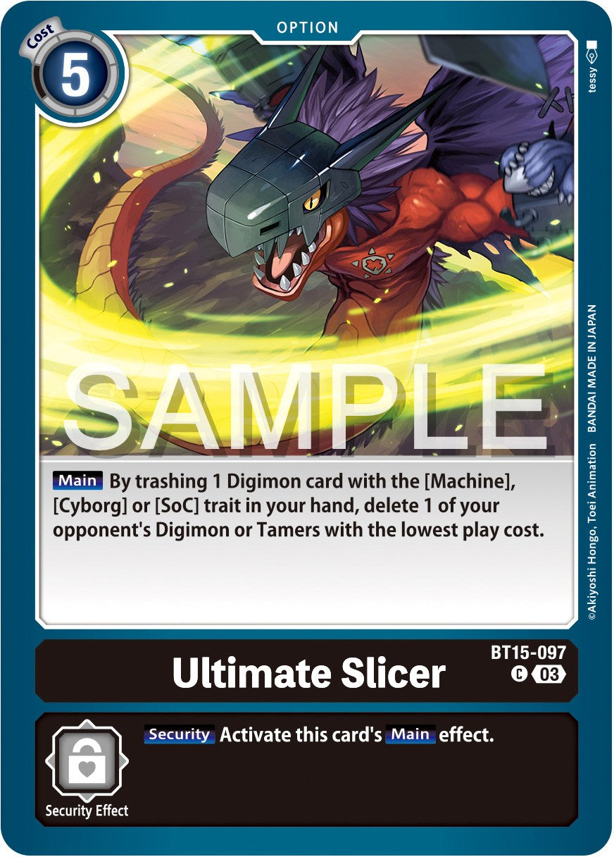 Ultimate Slicer [BT15-097] [Exceed Apocalypse] | Devastation Store