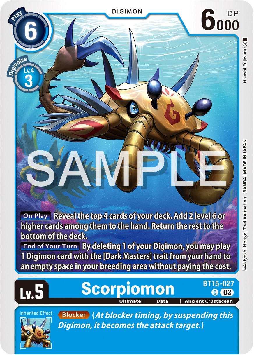 Scorpiomon [BT15-027] [Exceed Apocalypse] | Devastation Store