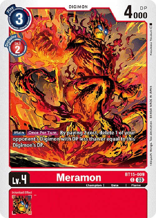 Meramon [BT15-009] [Exceed Apocalypse] | Devastation Store