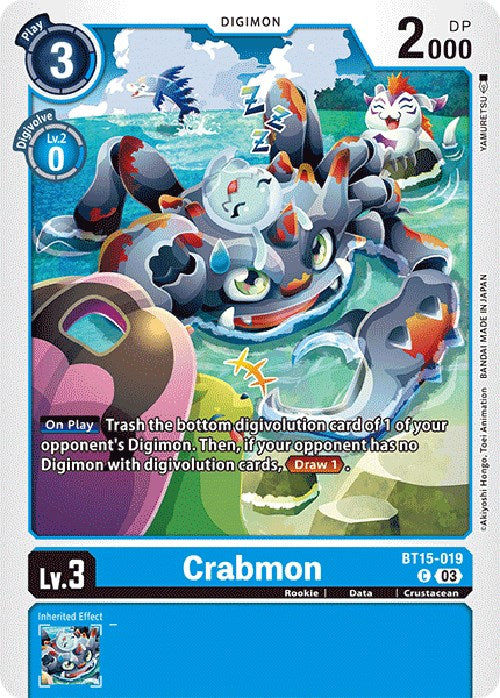 Crabmon [BT15-019] [Exceed Apocalypse] | Devastation Store