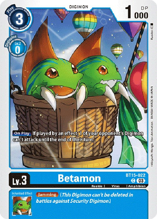 Betamon [BT15-022] [Exceed Apocalypse] | Devastation Store