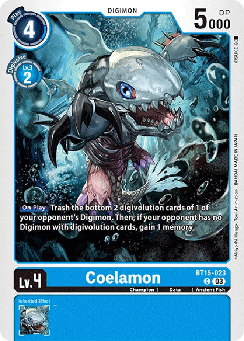 Coelamon [BT15-023] [Exceed Apocalypse] | Devastation Store