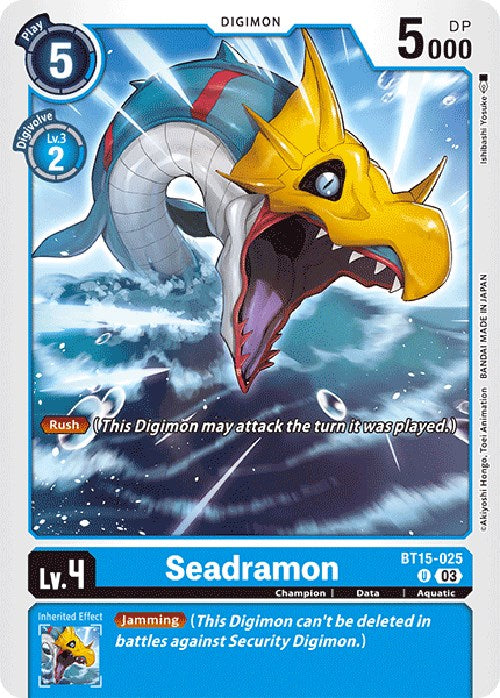 Seadramon [BT15-025] [Exceed Apocalypse] | Devastation Store