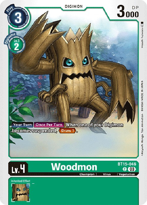 Woodmon [BT15-046] [Exceed Apocalypse] | Devastation Store