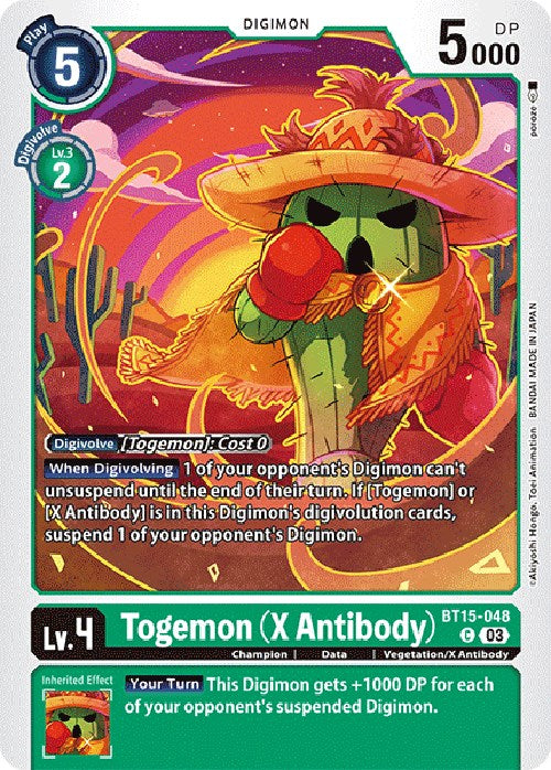 Togemon [BT15-048] (X Antibody) [Exceed Apocalypse] | Devastation Store