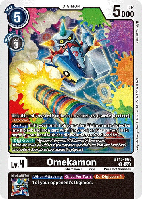 Omekamon [BT15-060] [Exceed Apocalypse] | Devastation Store