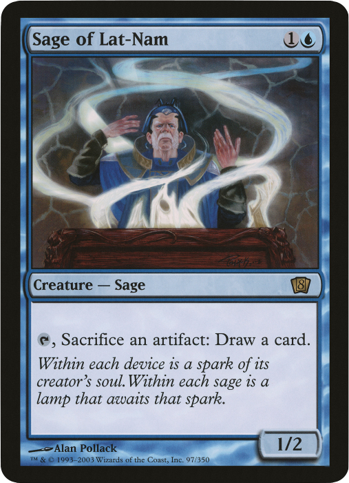 Sage of Lat-Nam (Oversized) [Eighth Edition Box Topper] | Devastation Store