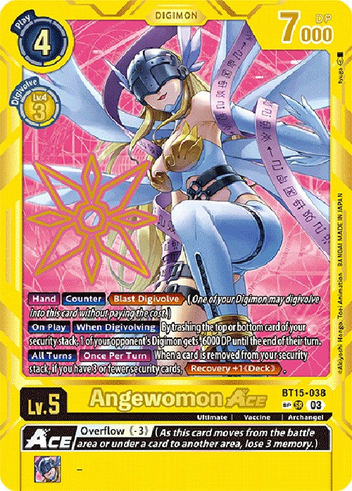 Angewomon Ace (Special Rare) [BT15-038] [Exceed Apocalypse] | Devastation Store