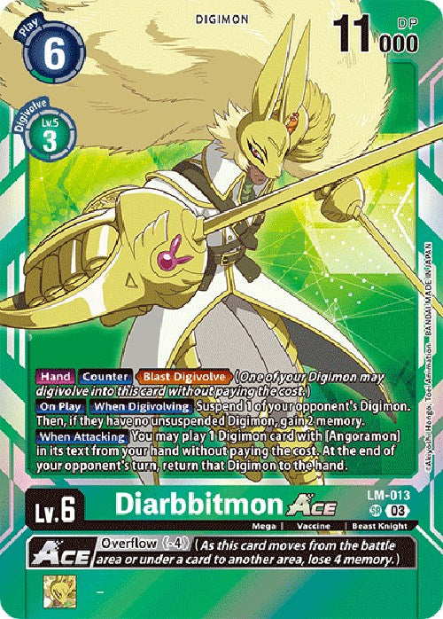 Diarbbitmon Ace [LM-013] (English Exclusive) [Exceed Apocalypse] | Devastation Store