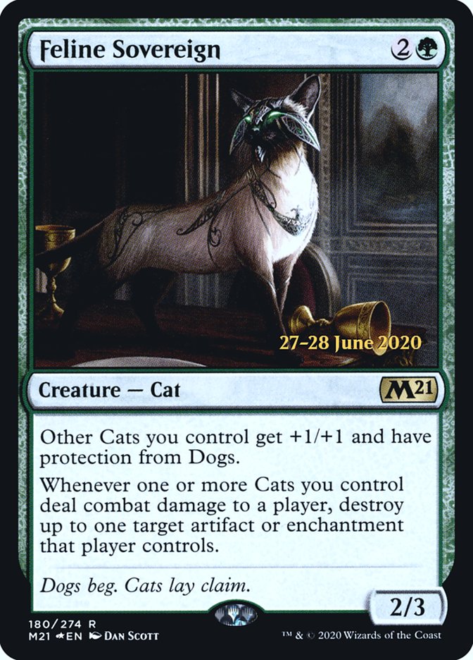 Feline Sovereign  [Core Set 2021 Prerelease Promos] | Devastation Store