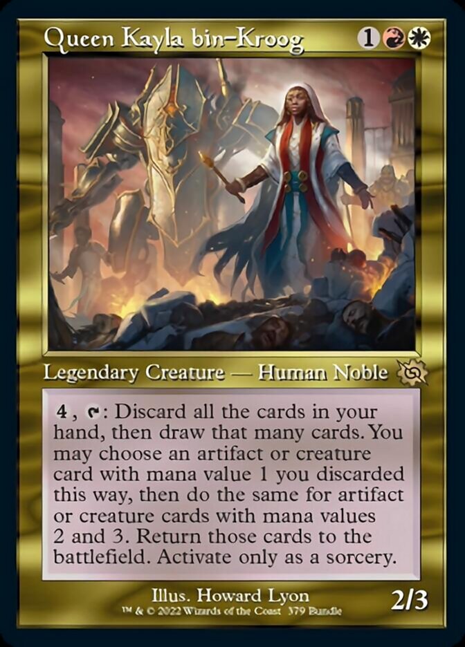 Queen Kayla bin-Kroog (Retro) (Bundle) [The Brothers' War] | Devastation Store
