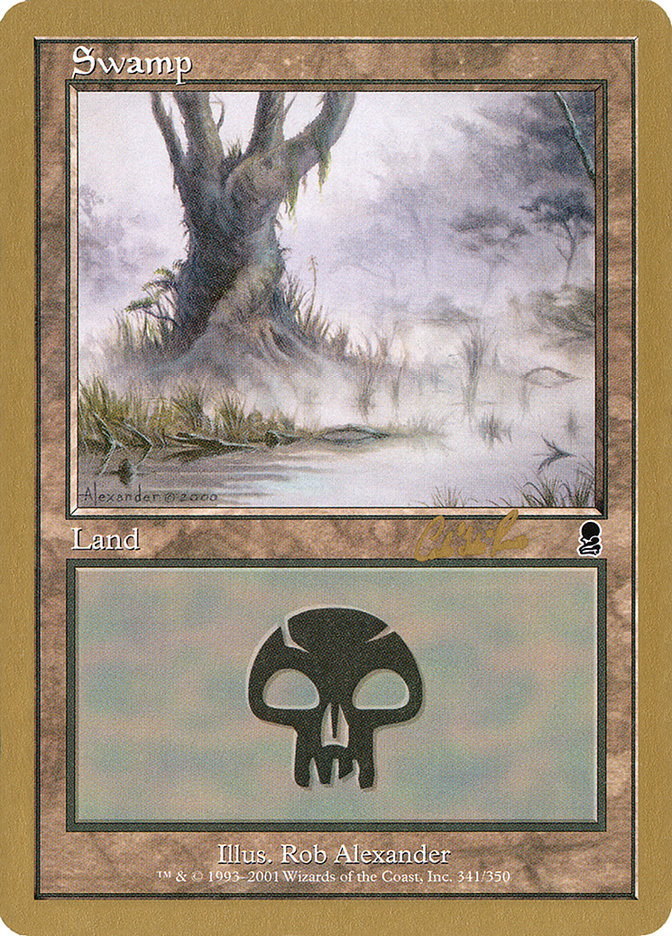 Swamp (cr341) (Carlos Romao) [World Championship Decks 2002] | Devastation Store