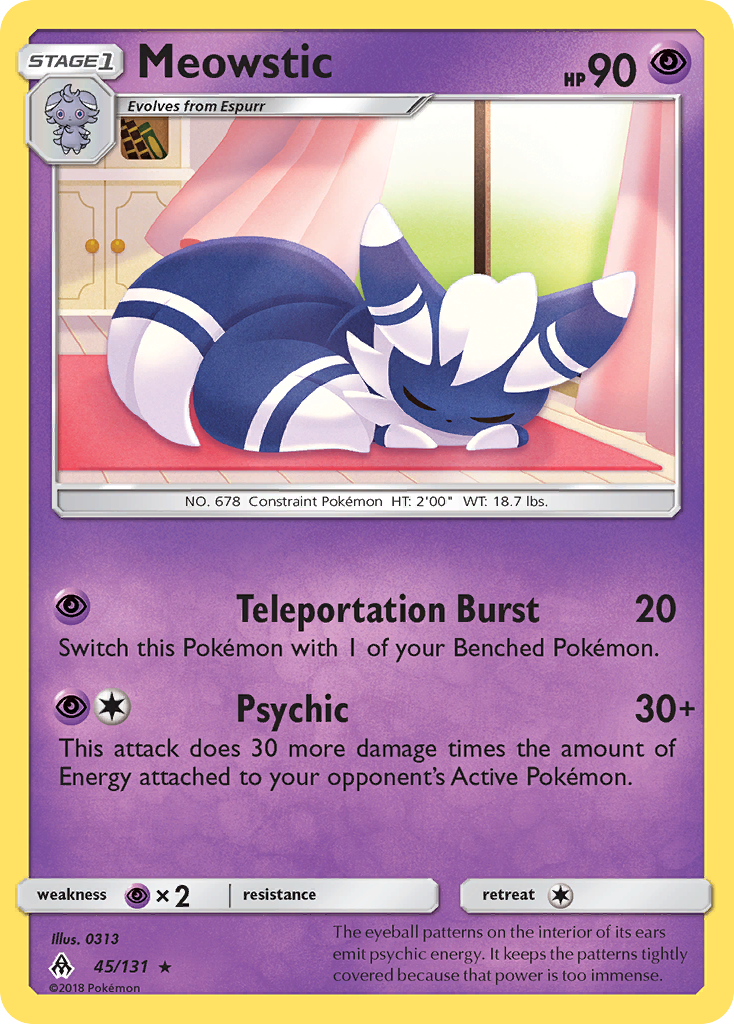 Meowstic (45/131) [Sun & Moon: Forbidden Light] | Devastation Store