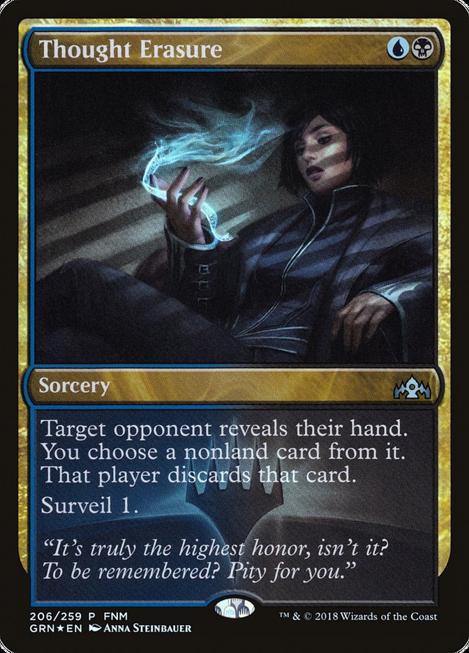 Thought Erasure (FNM) [Guilds of Ravnica Promos] | Devastation Store