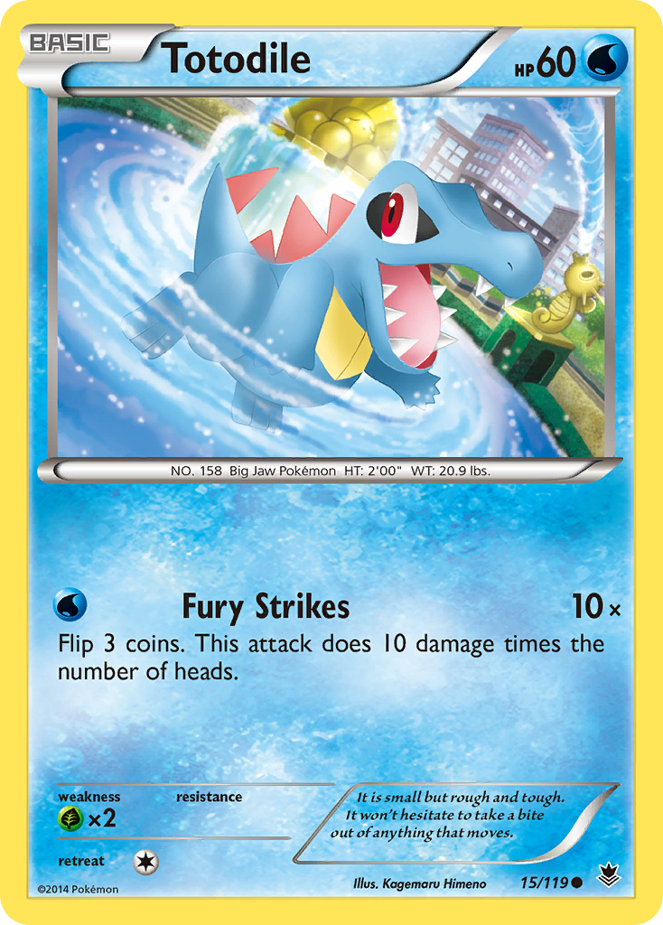 Totodile (15/119) [XY: Phantom Forces] | Devastation Store