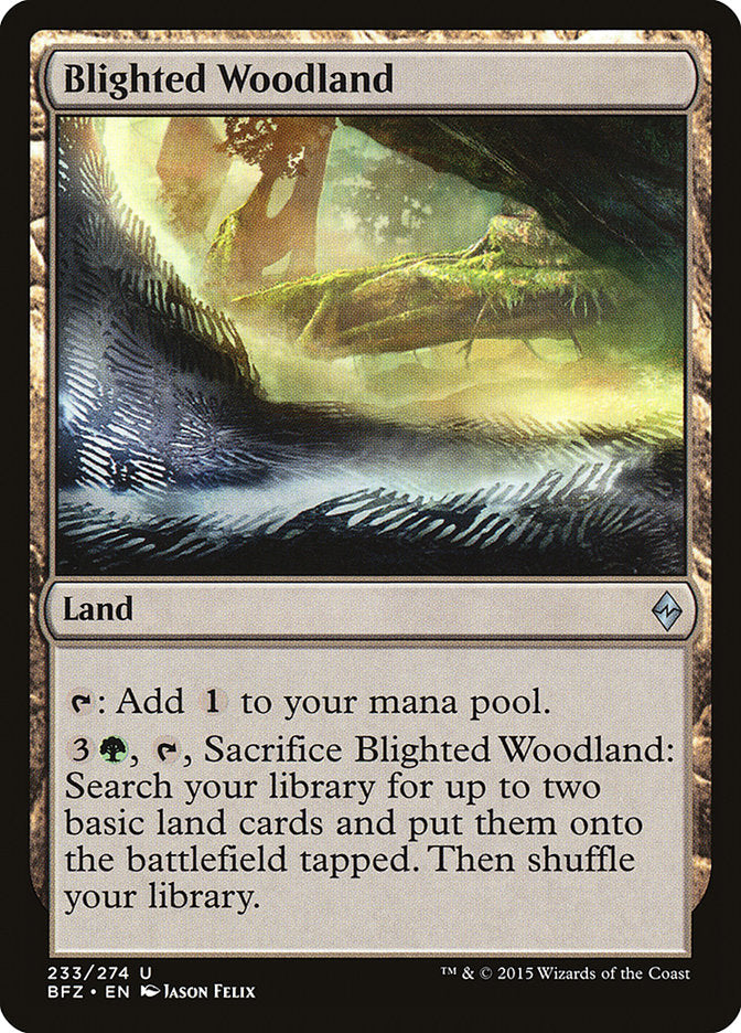 Blighted Woodland [Battle for Zendikar] - Devastation Store | Devastation Store