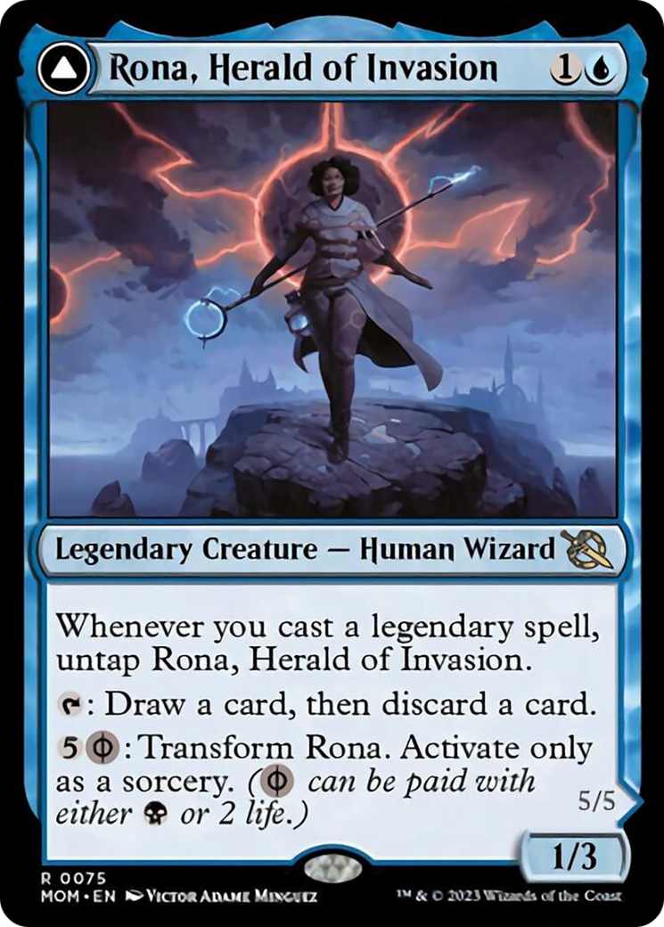 Rona, Herald of Invasion // Rona, Tolarian Obliterator [March of the Machine] | Devastation Store