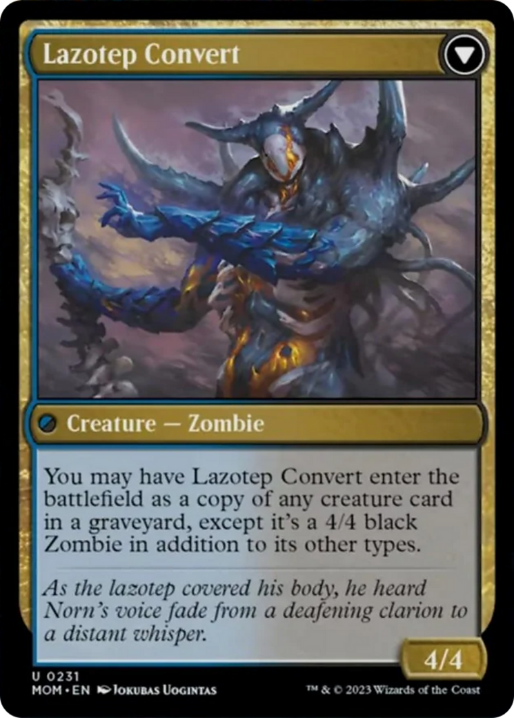 Invasion of Amonkhet // Lazotep Convert [March of the Machine] | Devastation Store