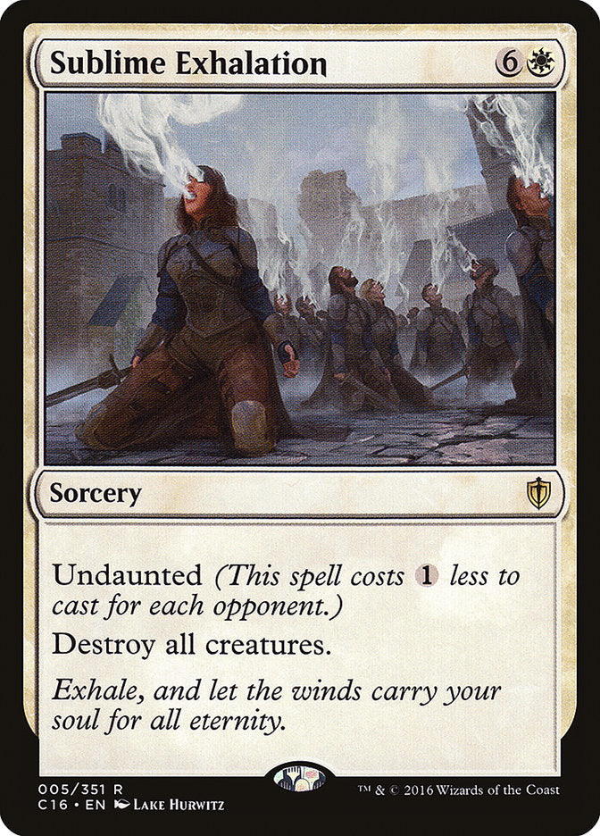 Sublime Exhalation [Commander 2016] | Devastation Store