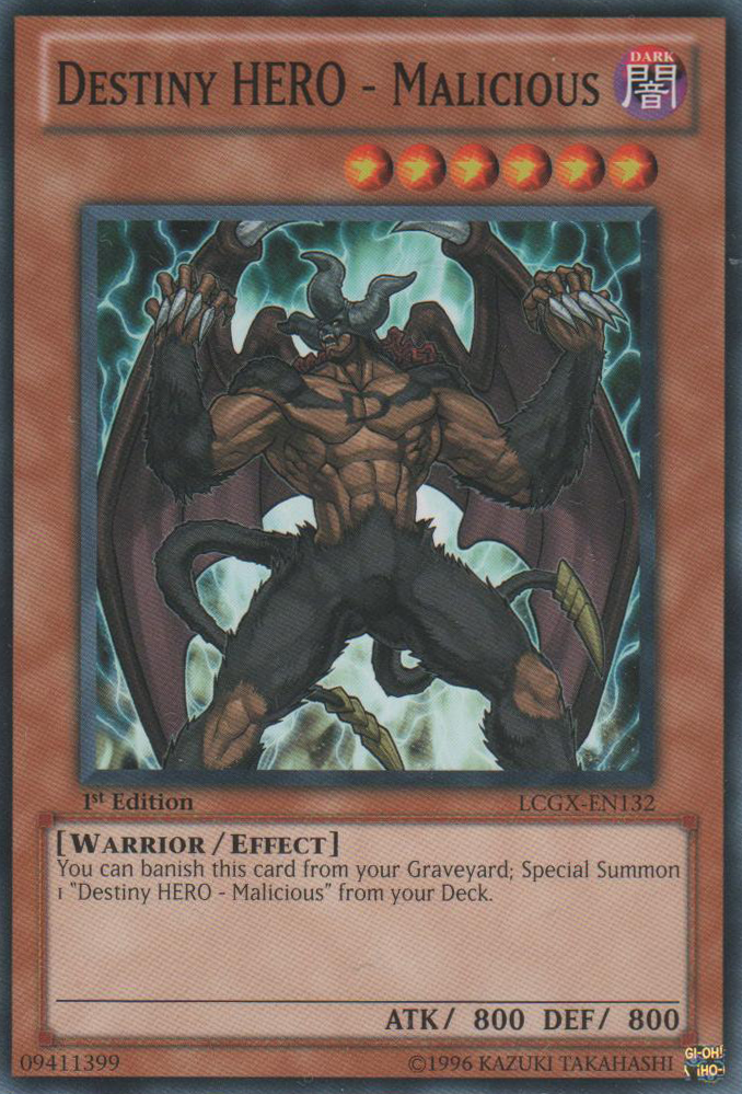 Destiny HERO - Malicious [LCGX-EN132] Common | Devastation Store