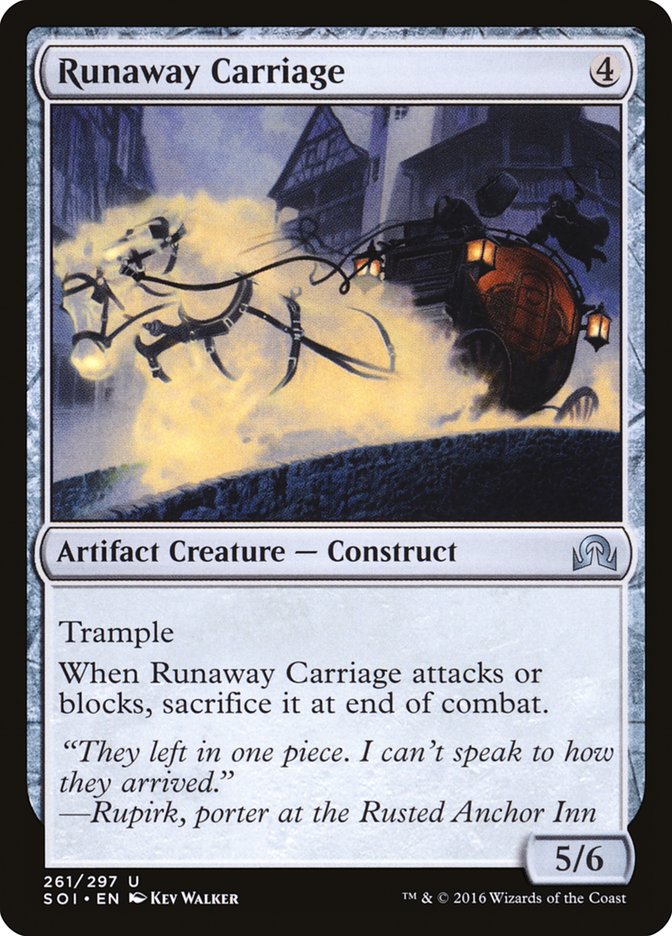 Runaway Carriage [Shadows over Innistrad] - Devastation Store | Devastation Store