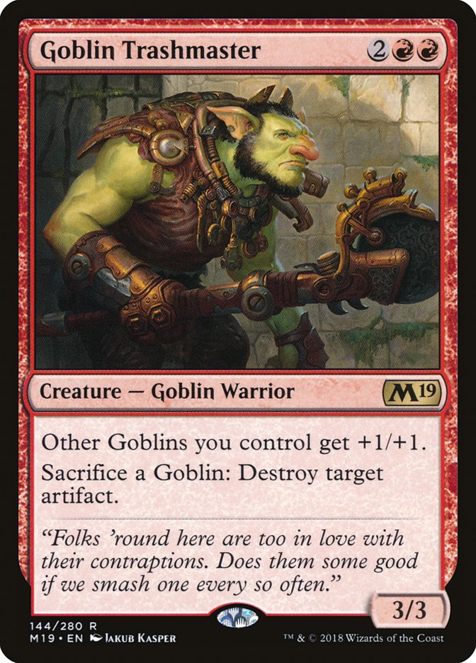 Goblin Trashmaster [Core Set 2019] - Devastation Store | Devastation Store