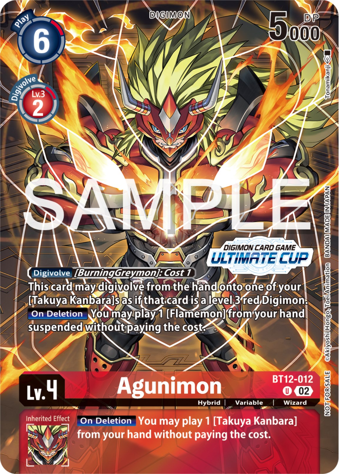 Agunimon [BT12-012] (Ultimate Cup 2024) [Across Time Promos] | Devastation Store