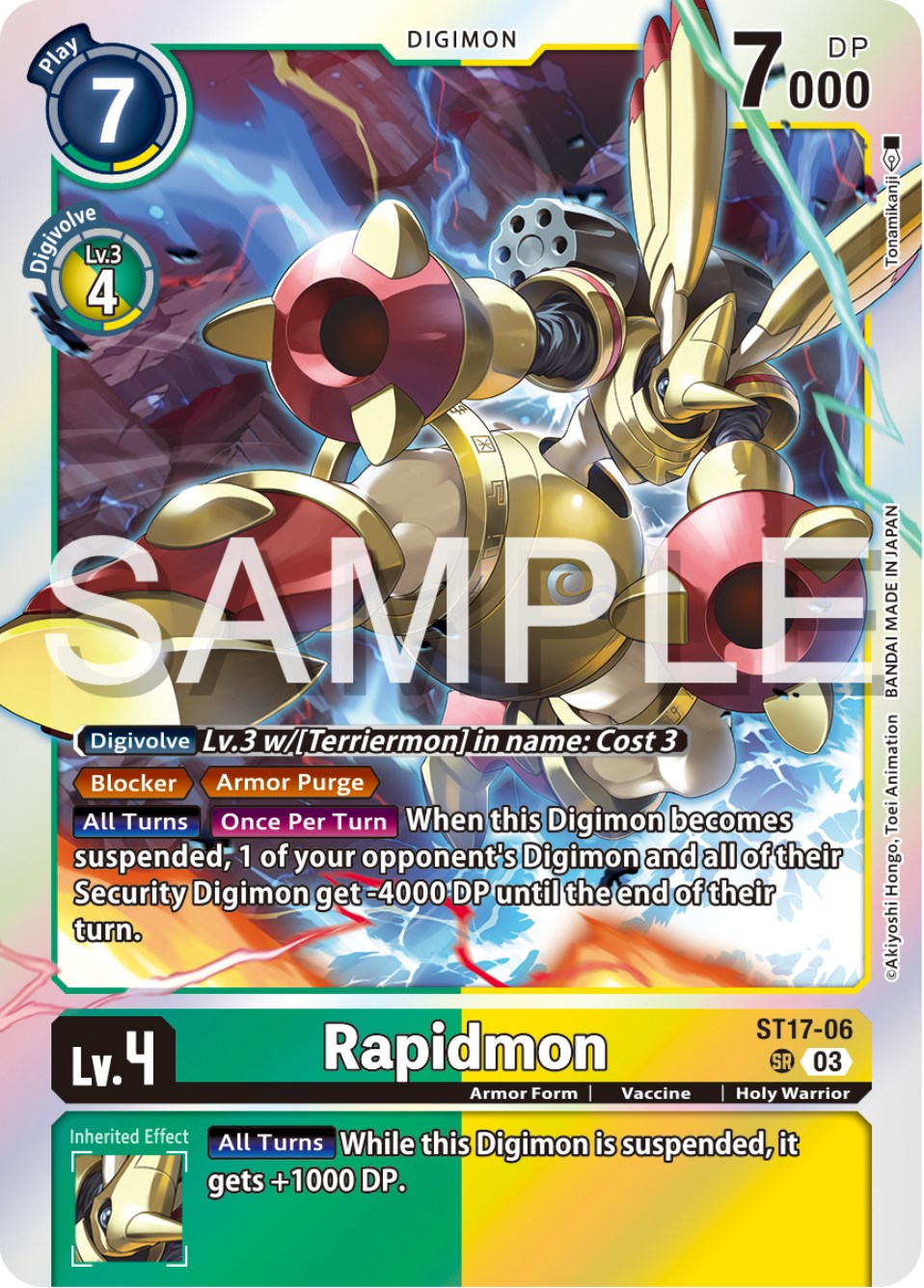 Rapidmon [ST17-06] [Starter Deck: Double Typhoon Advanced Deck Set] | Devastation Store