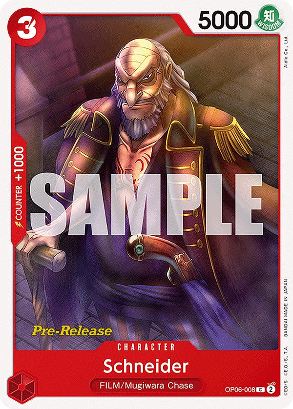 Schneider [Wings of the Captain Pre-Release Cards] | Devastation Store