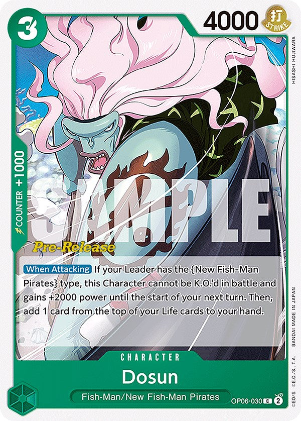 Dosun [Wings of the Captain Pre-Release Cards] | Devastation Store