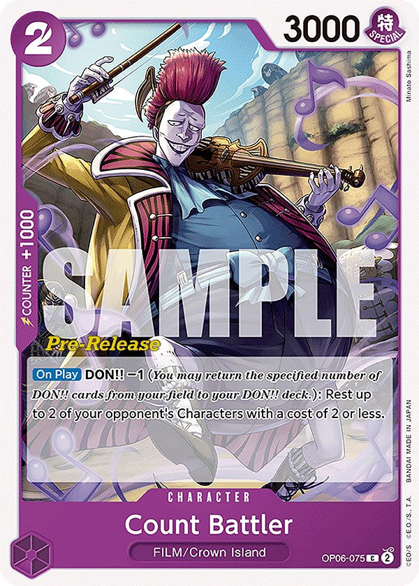 Count Battler [Wings of the Captain Pre-Release Cards] | Devastation Store
