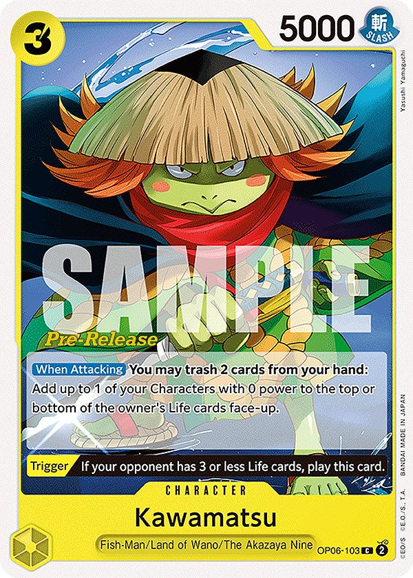 Kawamatsu [Wings of the Captain Pre-Release Cards] | Devastation Store