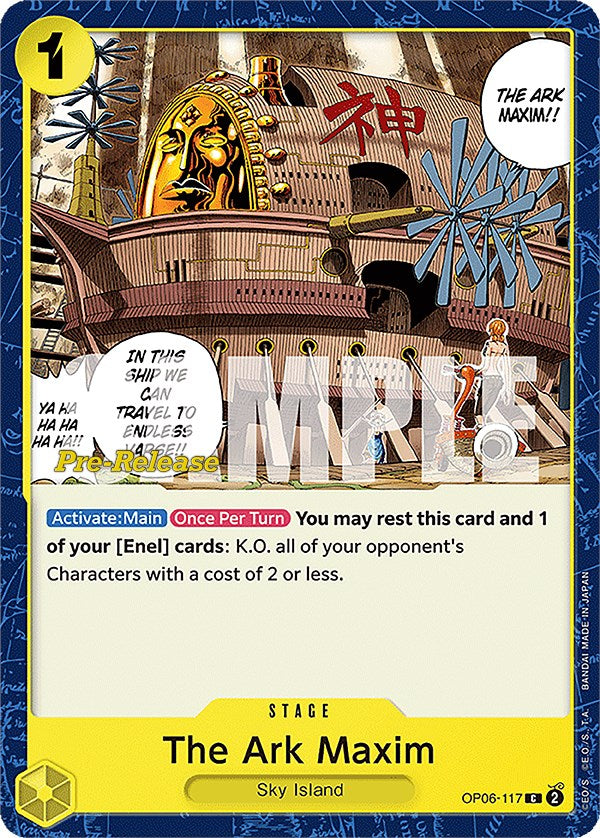 The Ark Maxim [Wings of the Captain Pre-Release Cards] | Devastation Store