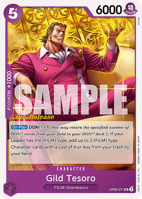 Gild Tesoro [Wings of the Captain Pre-Release Cards] | Devastation Store