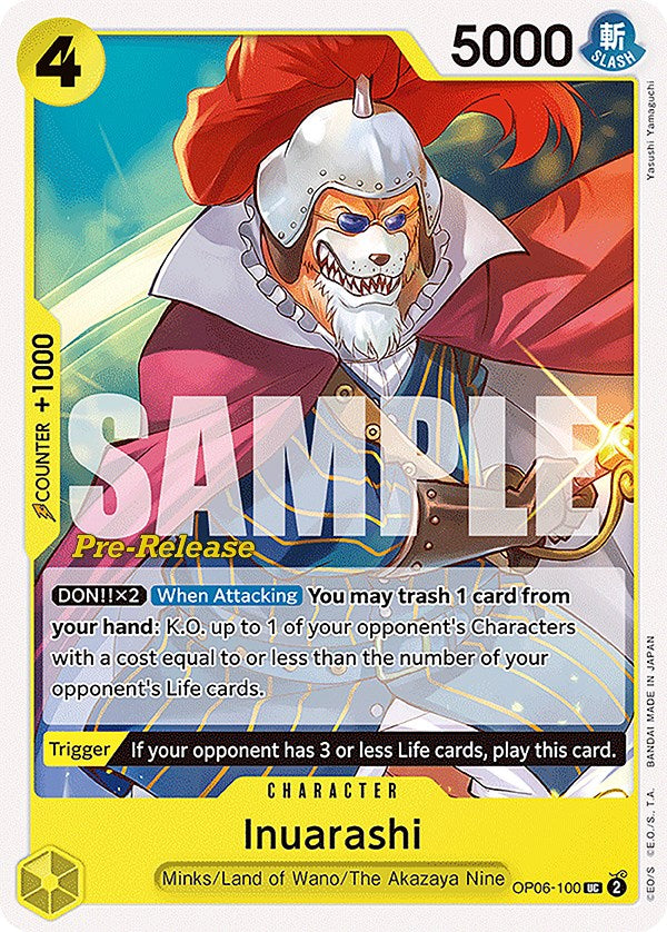 Inuarashi [Wings of the Captain Pre-Release Cards] | Devastation Store