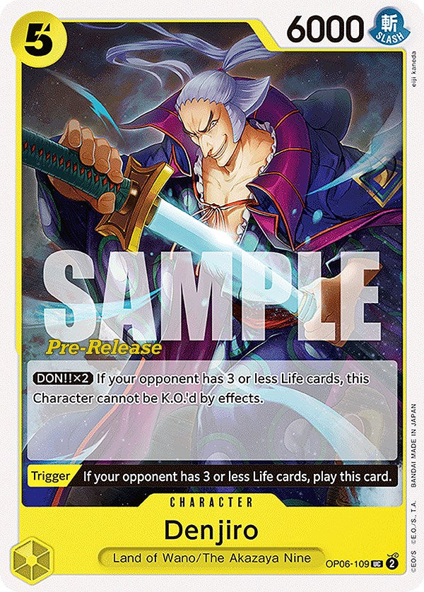 Denjiro [Wings of the Captain Pre-Release Cards] | Devastation Store