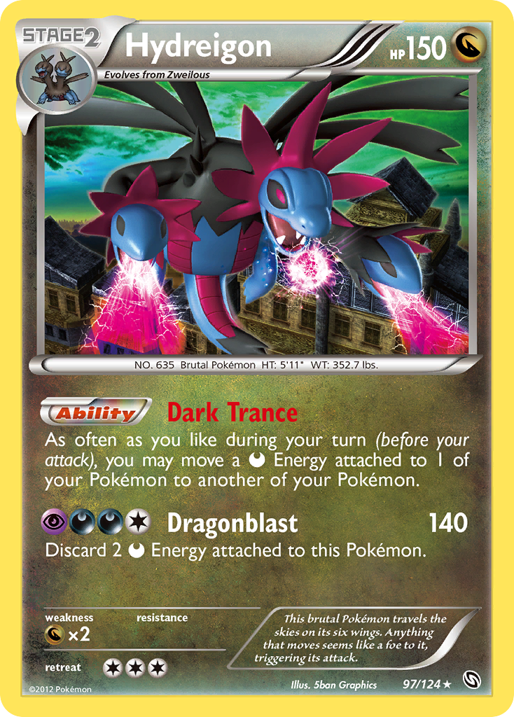 Hydreigon (97/124) [Black & White: Dragons Exalted] | Devastation Store