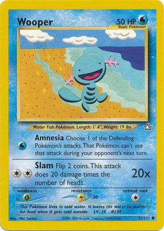 Wooper (82/111) [Neo Genesis Unlimited] | Devastation Store