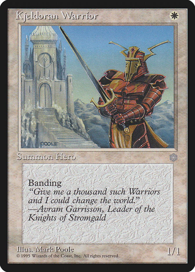 Kjeldoran Warrior [Ice Age] | Devastation Store