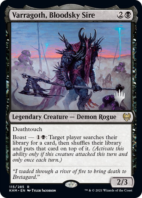 Varragoth, Bloodsky Sire [Kaldheim Promos] | Devastation Store