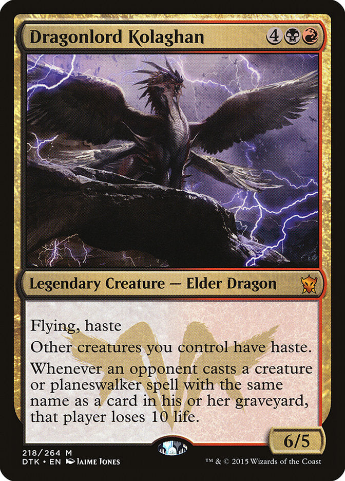 Dragonlord Kolaghan [Dragons of Tarkir] - Devastation Store | Devastation Store