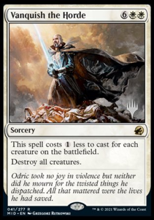Vanquish the Horde (Promo Pack) [Innistrad: Midnight Hunt Promo Pack] | Devastation Store