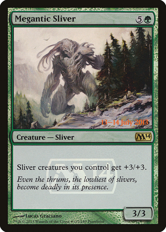 Megantic Sliver [Magic 2014 Prerelease Promos] - Devastation Store | Devastation Store