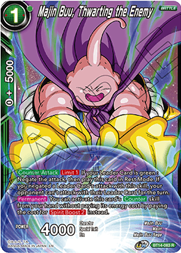 Majin Buu, Thwarting the Enemy (BT14-083) [Cross Spirits] | Devastation Store