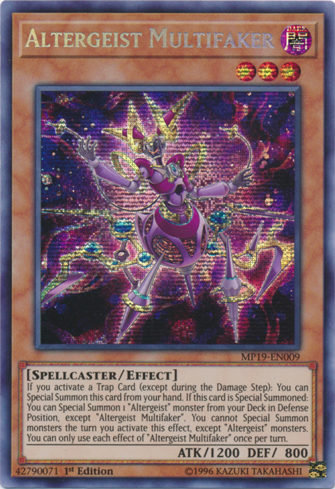 Altergeist Multifaker [MP19-EN009] Prismatic Secret Rare | Devastation Store