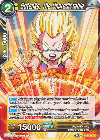 Gotenks, the Unpredictable [BT8-078] | Devastation Store